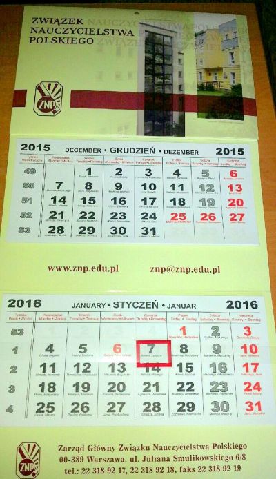 Kalendarz ZNP